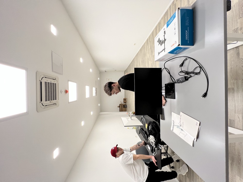Our first office